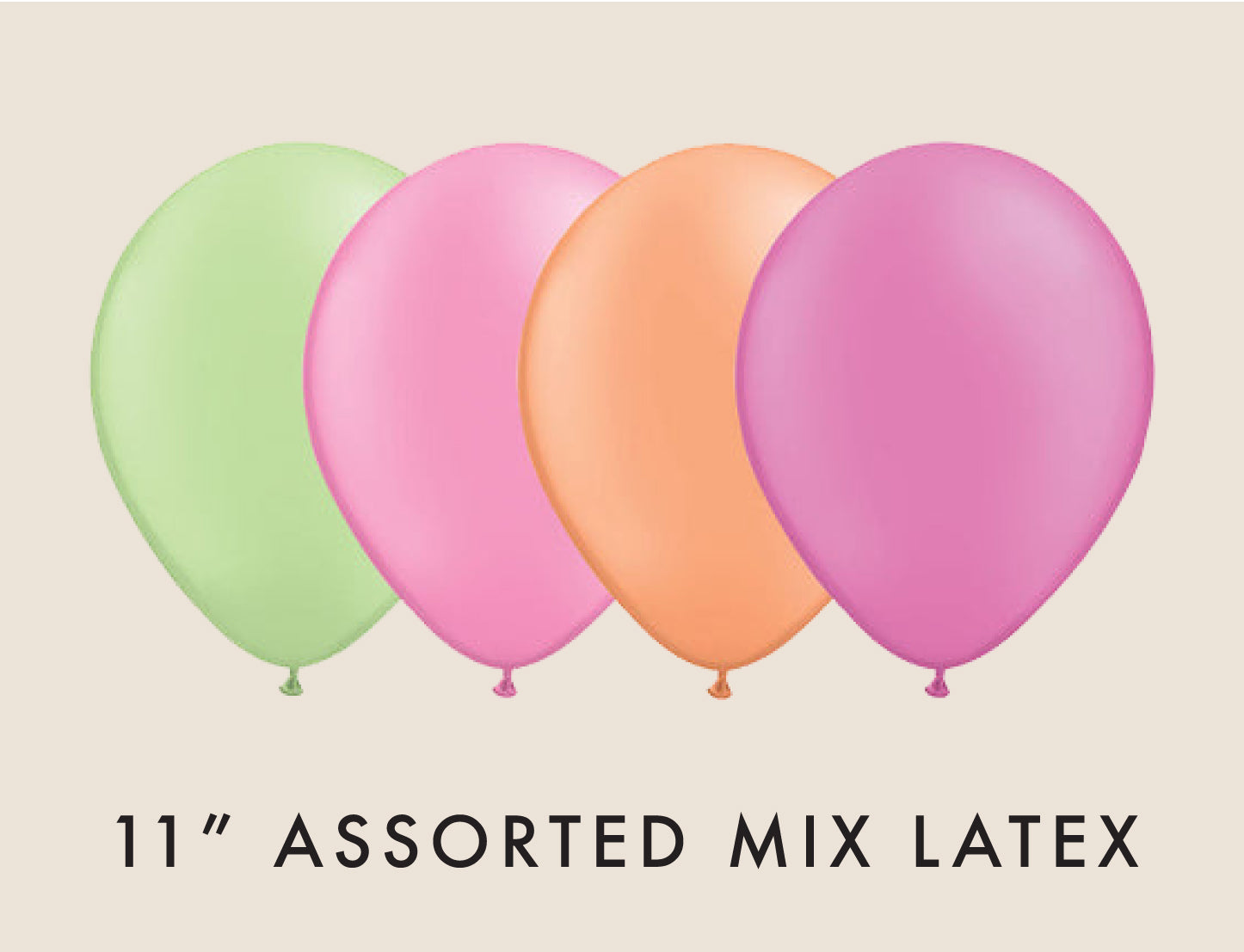 28cm Latex - Solid Colour Assortments