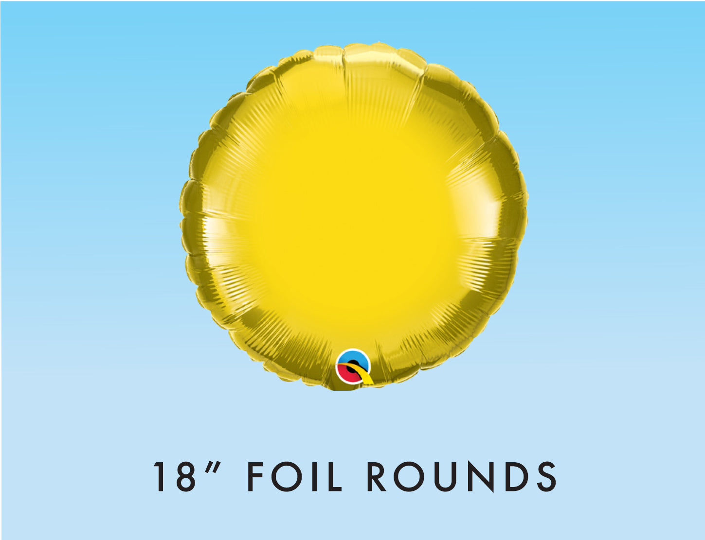 45cm (18") Foils - Solid Colour Rounds