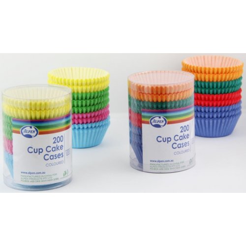 Cup Cake Cases COLOURED Pack 2400  #107110