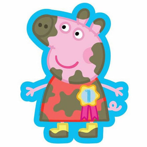 53cm x 56cm Foil Shape PEPPA PIG two sided Anagram #29747