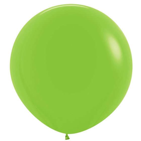 60cm Latex Round Plain Fashion LIME Sempertex #20012061 - Pack of 3