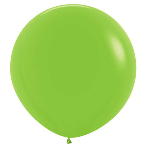 60cm Latex Round Plain Fashion LIME Sempertex #20012061 - Pack of 3