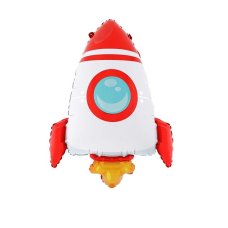 81cm Shape Foil ROCKET Ship  214104 - Each ( Pkgd.)