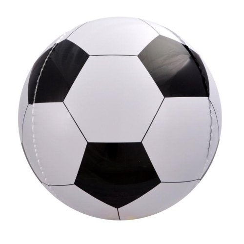 4D 50cm Foil Sphere SOCCER BALL Each  #215200 Each