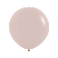 60cm Latex Round Plain Fashion CREAMY BLUSH Sempertex #222839- Pack of 3