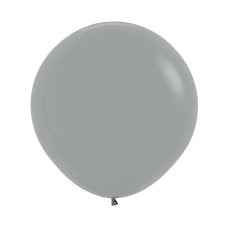 60cm Latex Round Plain Fashion URBAN GREY Sempertex #222840- Pack of 3