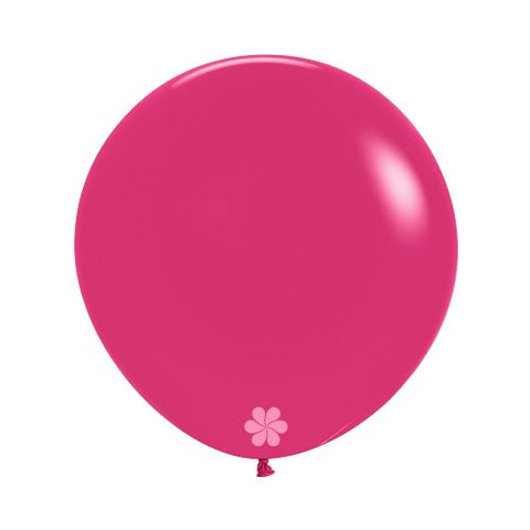 60cm Latex Round Plain Fashion COSMO PINK Sempertex #222843 Pack of 3