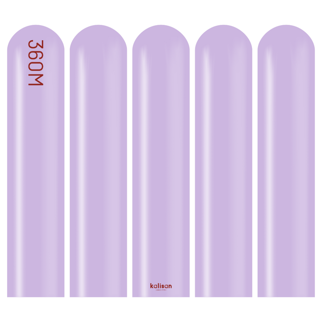 360 Kalisan Standard LILAC Plain Modelling Latex #10323172-Pack of 50