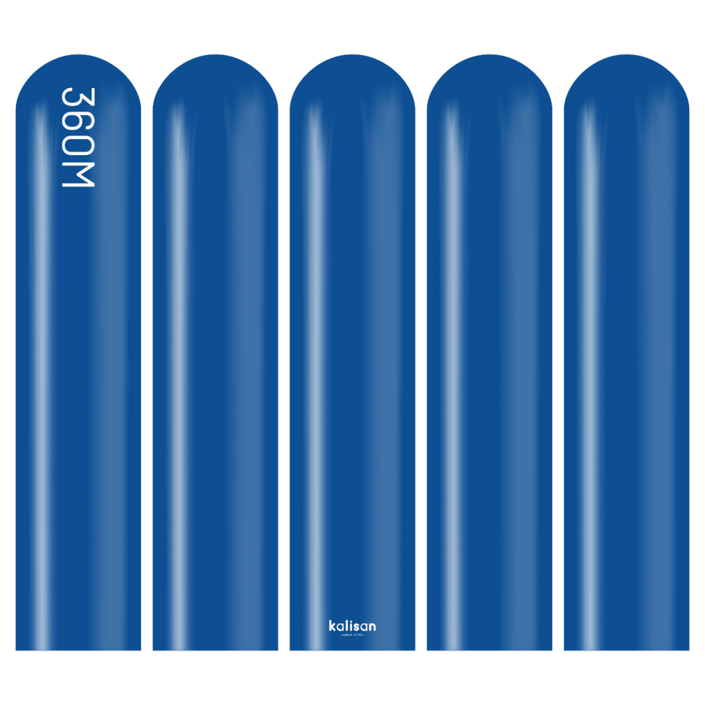 360 Kalisan Standard DARK BLUE Plain Modelling Latex #10323192-Pack of 50