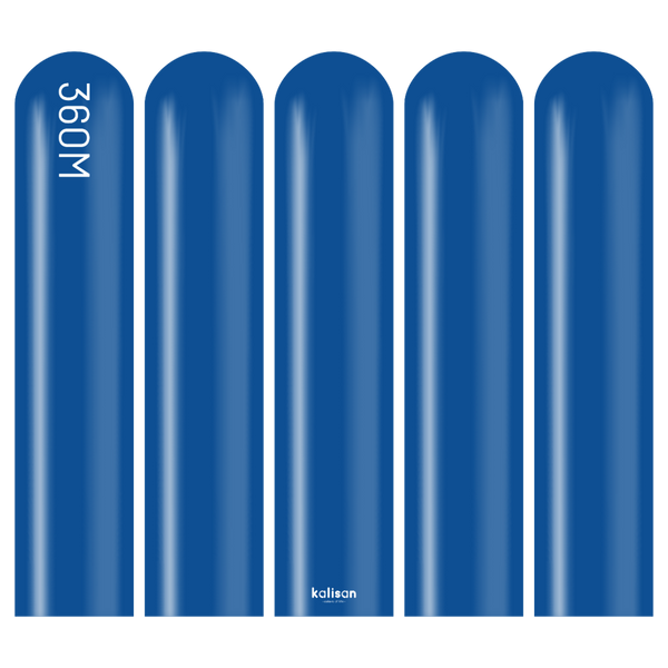 360 Kalisan Standard DARK BLUE Plain Modelling Latex #10323192-Pack of 50