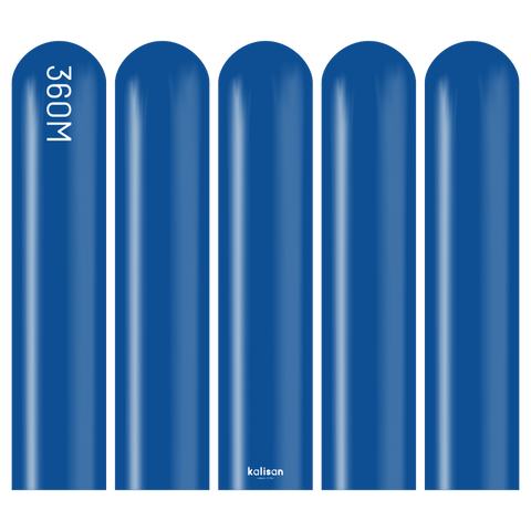 360 Kalisan Standard DARK BLUE Plain Modelling Latex #10323192-Pack of 50
