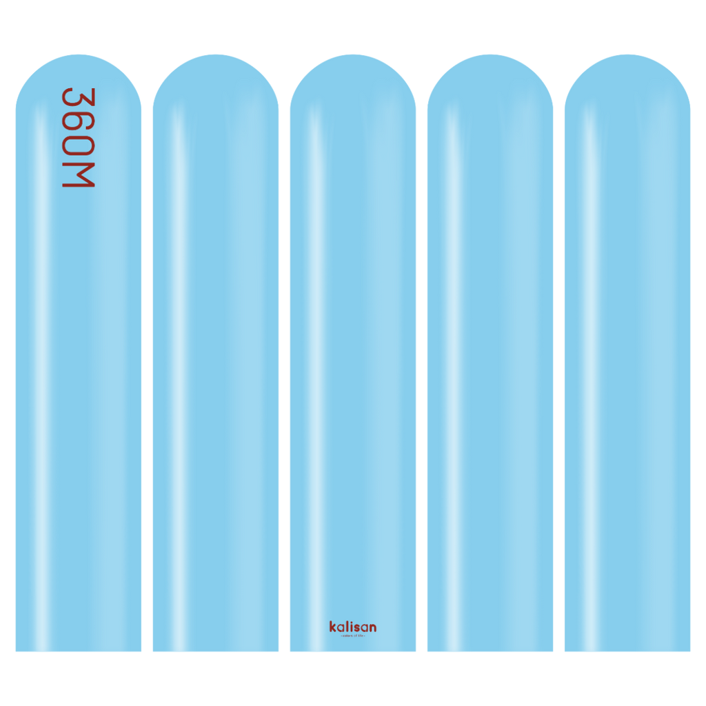 360 Kalisan Standard BABY BLUE Plain Modelling Latex #10323282-Pack of 50