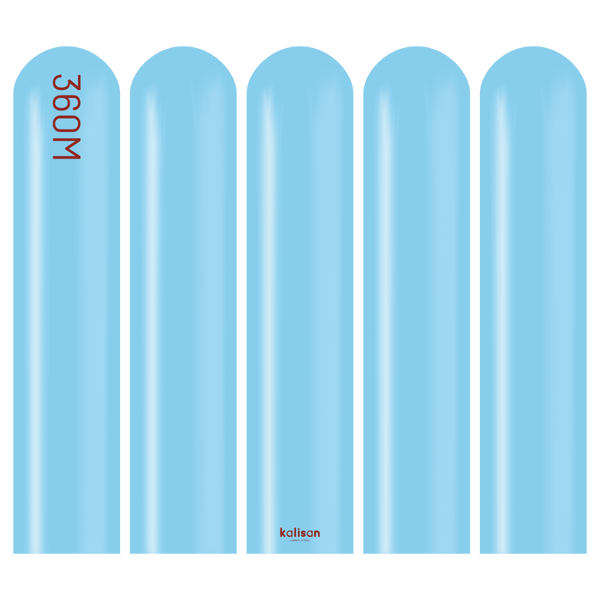 360 Kalisan Standard BABY BLUE Plain Modelling Latex #10323282-Pack of 50