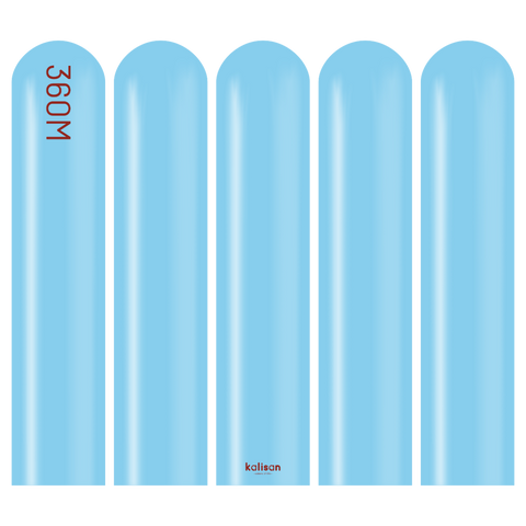 360 Kalisan Standard BABY BLUE Plain Modelling Latex #10323282-Pack of 50