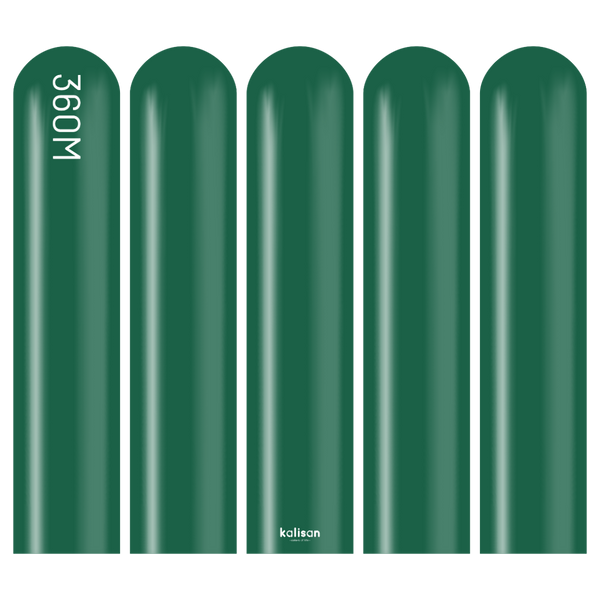 360 Kalisan Standard DARK GREEN Plain Modelling Latex #10323292-Pack of 50