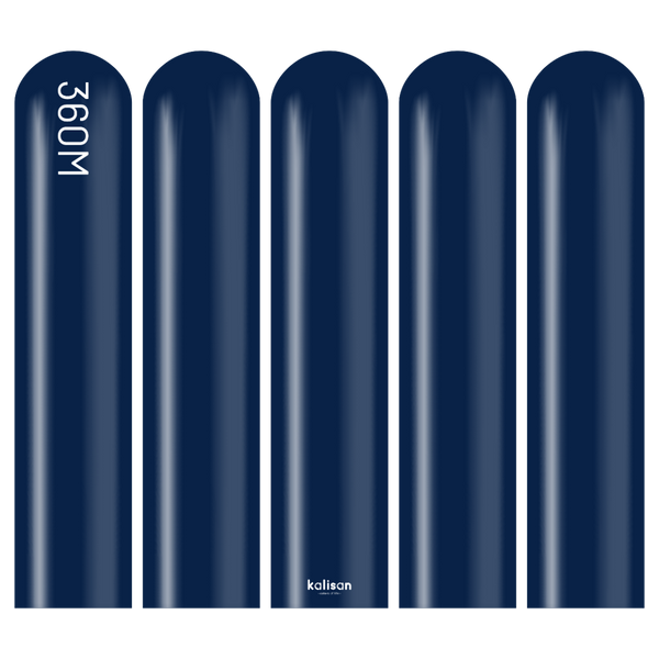 360 Kalisan Standard NAVY Plain Modelling Latex #10323422-Pack of 50