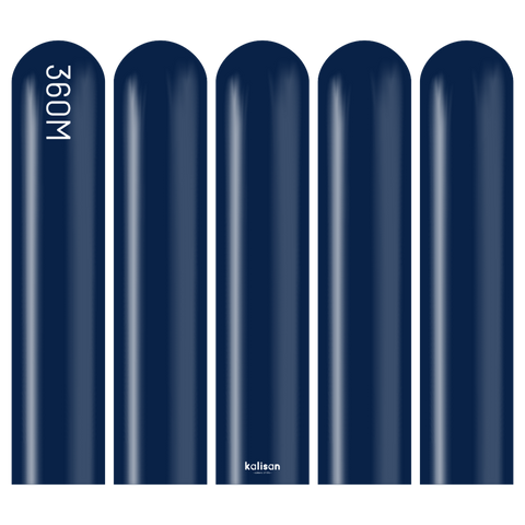 360 Kalisan Standard NAVY Plain Modelling Latex #10323422-Pack of 50