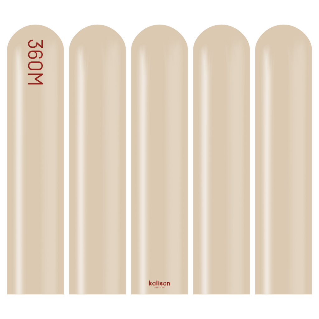 360 Kalisan Standard HAZELNUT Plain Modelling Latex #10323492 - Pack of 50