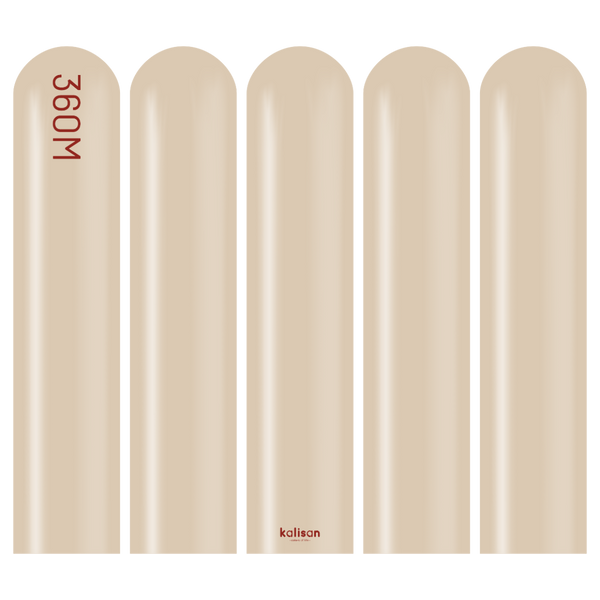 360 Kalisan Standard HAZELNUT Plain Modelling Latex #10323492 - Pack of 50