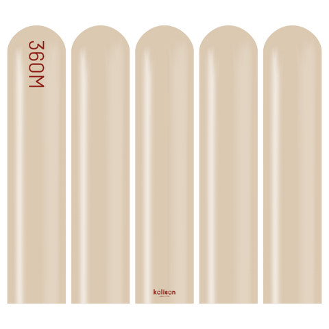 360 Kalisan Standard HAZELNUT Plain Modelling Latex #10323492 - Pack of 50
