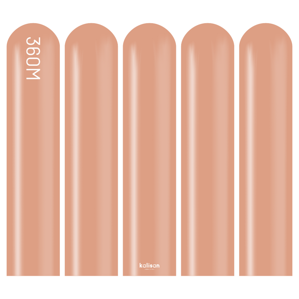 360 Kalisan Standard CLAY PINK Plain Modelling Latex #10323512 - Pack of 50