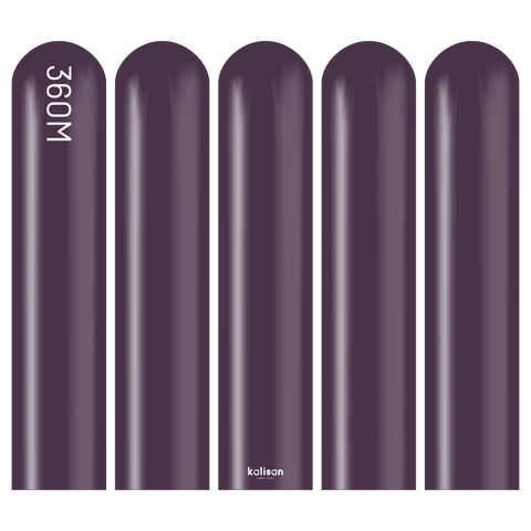 360 Kalisan Standard PLUM Plain Modelling Latex #10323532 - Pack of 50