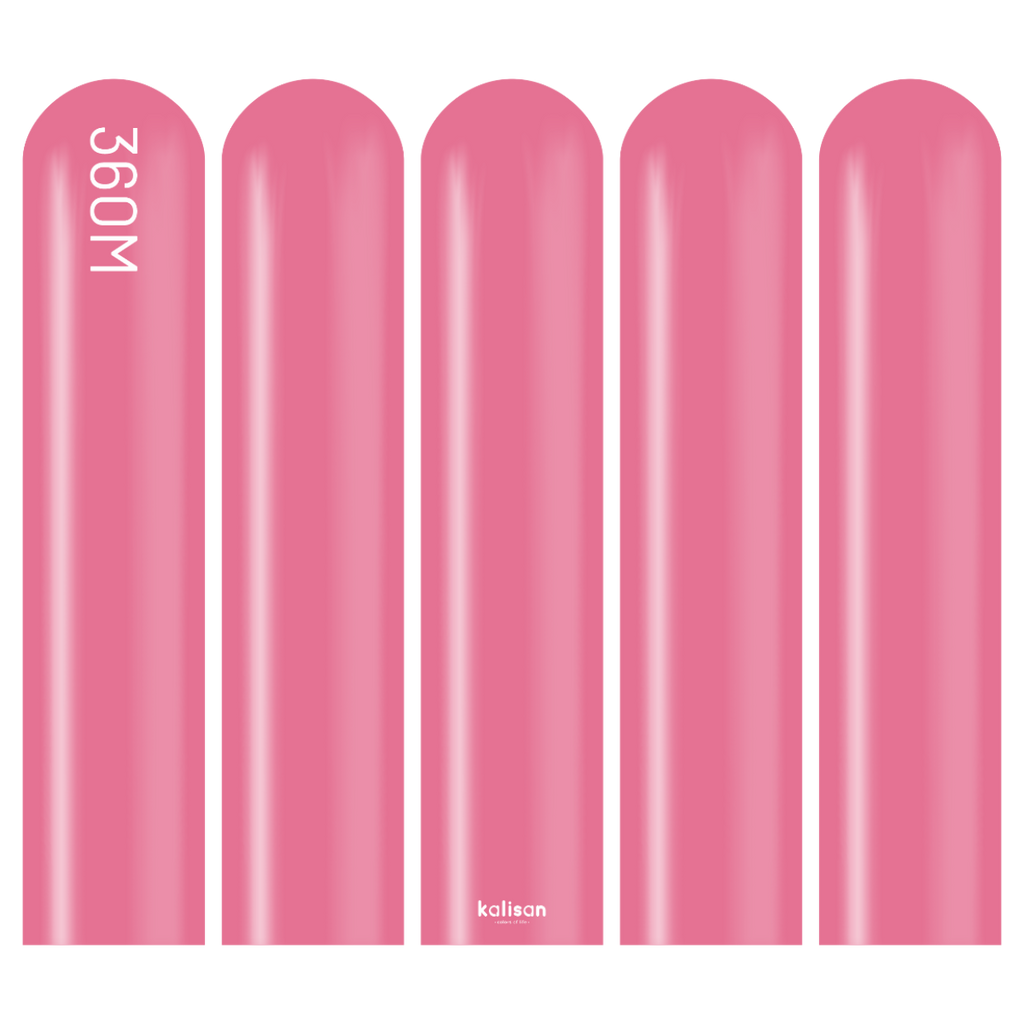 360 Kalisan Standard QUEEN PINK Plain Modelling Latex #10323542 - Pack of 50