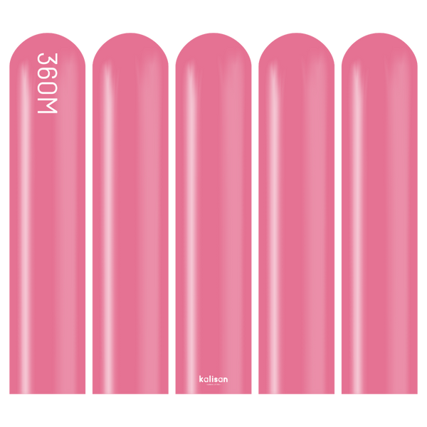 360 Kalisan Standard QUEEN PINK Plain Modelling Latex #10323542 - Pack of 50