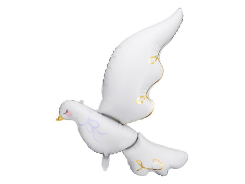 100cm x 80cm Foil Balloon WHITE DOVE #FS26131