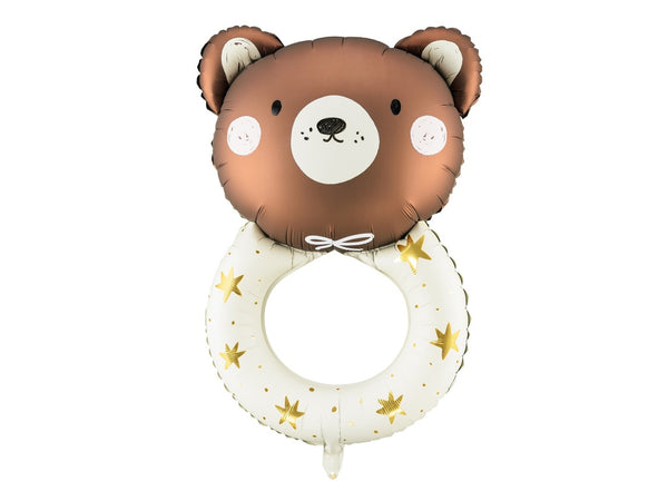 Foil Balloon TEDDY Rattle 61cm x 88cm #FS26191