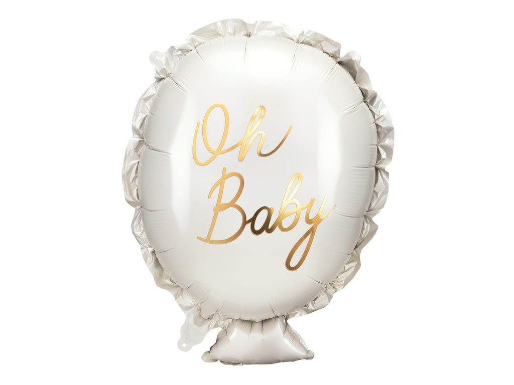 69cm x 53cm Foil Party Deco Shape OH BABY Balloon #26193