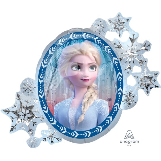 76cm x 66cm Foil Shape FROZEN 2 Holographic Anagram #40388