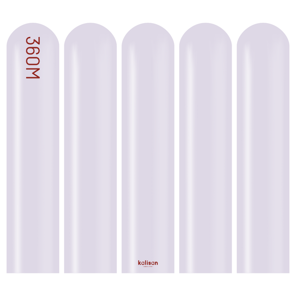 360 Kalisan Macaron LILAC Plain Modelling Latex #10330032 - Pack of 50