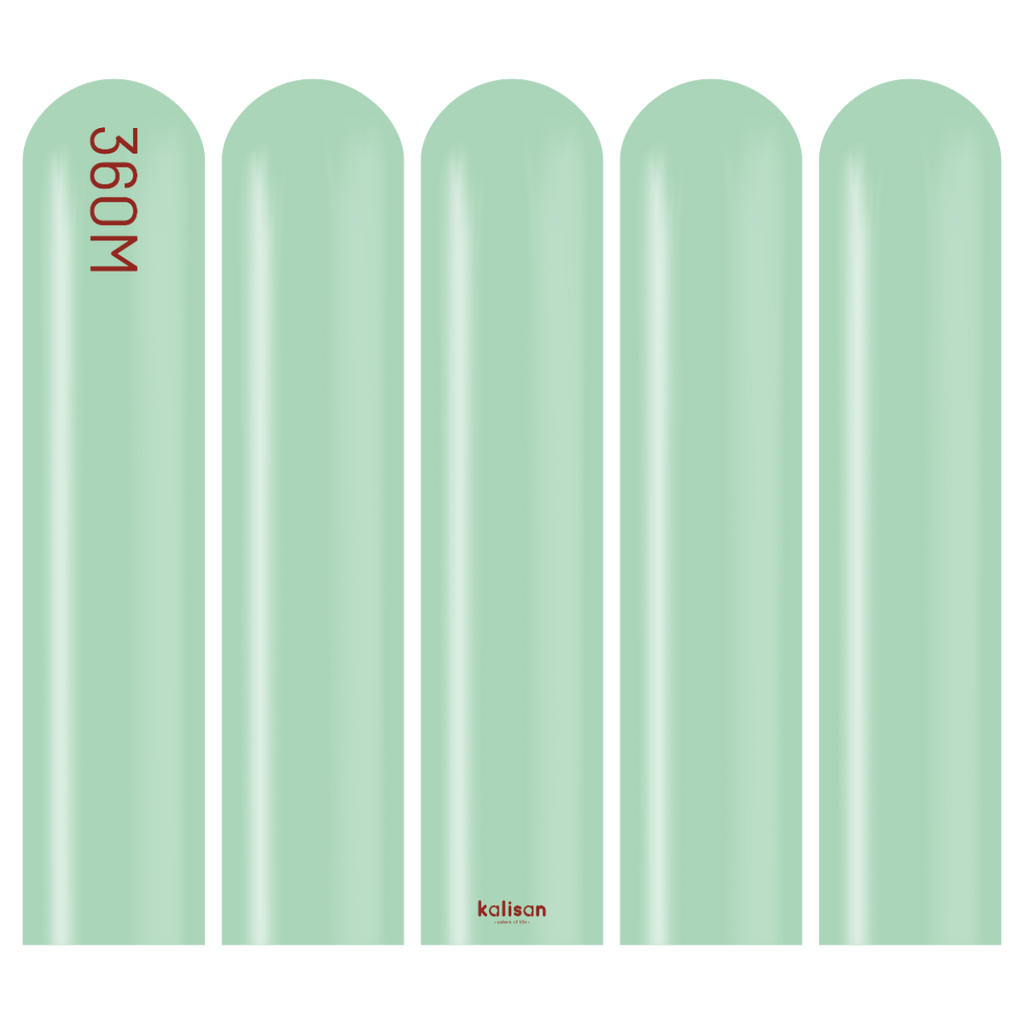 360 Kalisan Macaron GREEN Plain Modelling Latex #10330042 - Pack of 50
