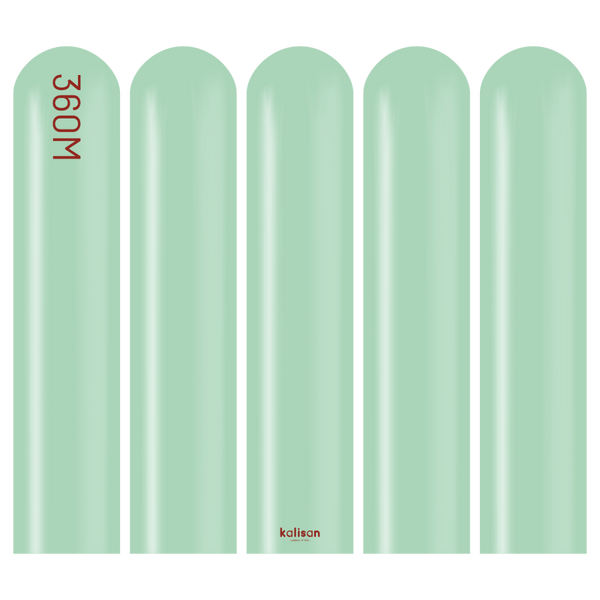 360 Kalisan Macaron GREEN Plain Modelling Latex #10330042 - Pack of 50