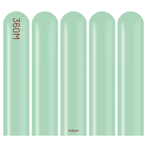 360 Kalisan Macaron GREEN Plain Modelling Latex #10330042 - Pack of 50