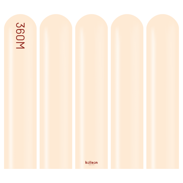 360 Kalisan Macaron SALMON Plain Modelling Latex #10330062 - Pack of 50