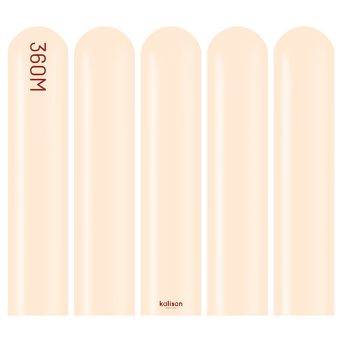 360 Kalisan Macaron SALMON Plain Modelling Latex #10330062 - Pack of 50