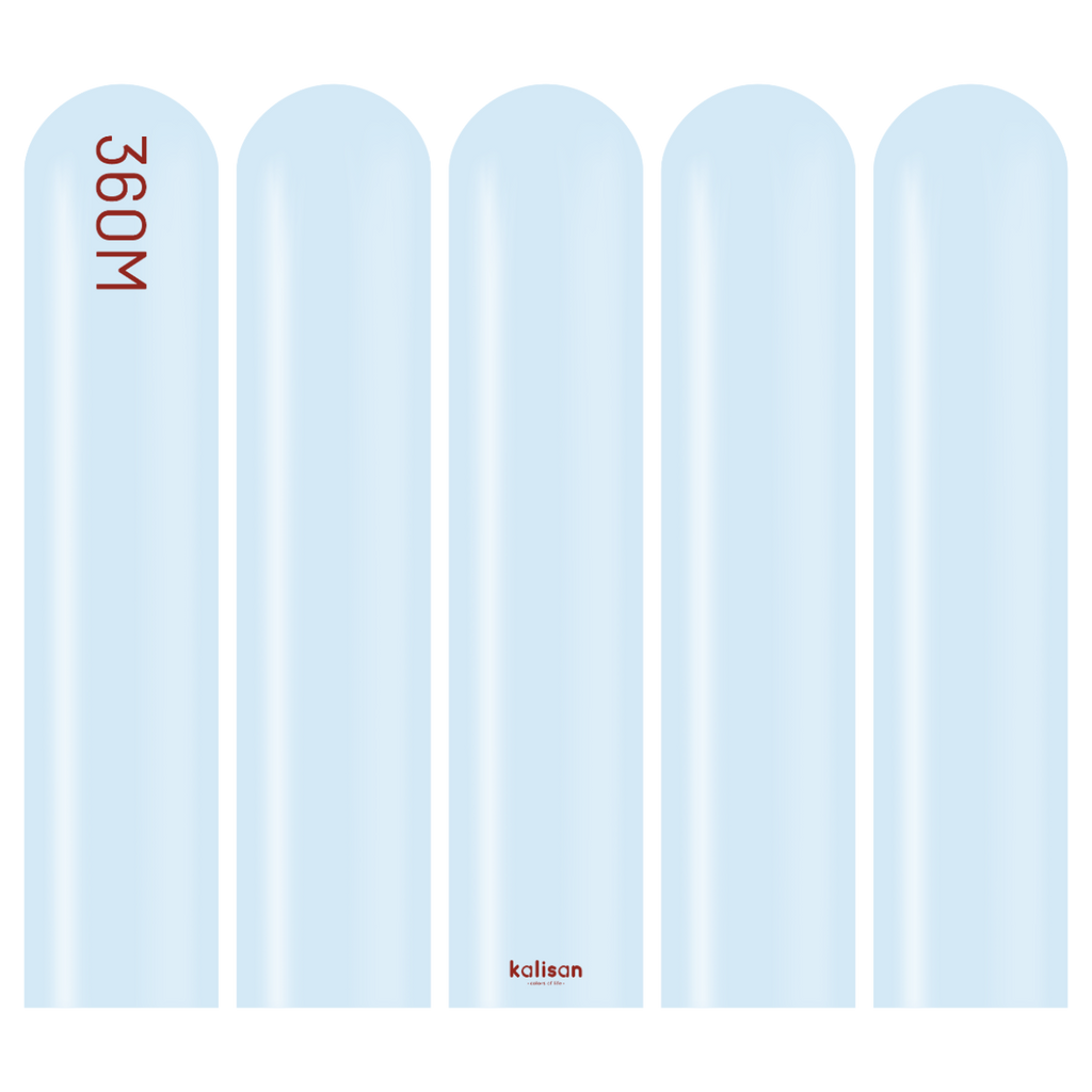 360 Kalisan Macaron BABY BLUE Plain Modelling Latex #10330072 - Pack of 50