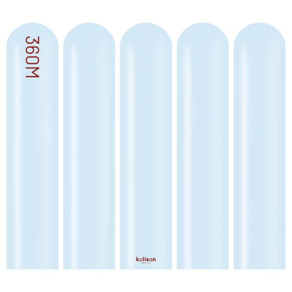 360 Kalisan Macaron BABY BLUE Plain Modelling Latex #10330072 - Pack of 50