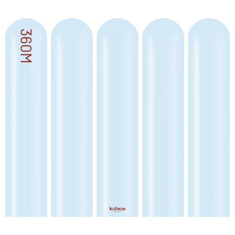 360 Kalisan Macaron BABY BLUE Plain Modelling Latex #10330072 - Pack of 50