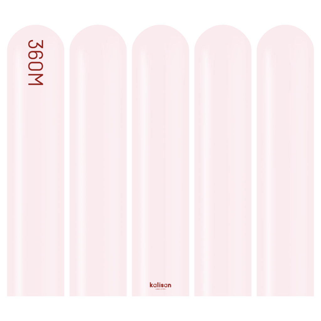360 Kalisan Macaron PALE PINK Plain Modelling Latex #10330102 - Pack of 50