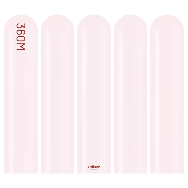 360 Kalisan Macaron PALE PINK Plain Modelling Latex #10330102 - Pack of 50