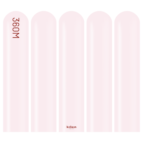 360 Kalisan Macaron PALE PINK Plain Modelling Latex #10330102 - Pack of 50