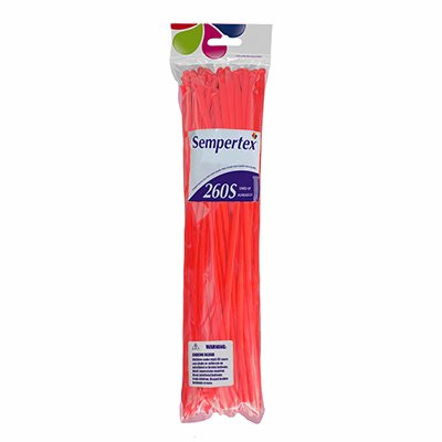 260T Fashion RED Sempertex Plain Modelling Latex #20009331 - Pack of 50