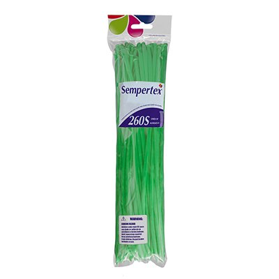 260T Fashion GREEN Sempertex Plain Modelling Latex #20009657 - Pack of 50
