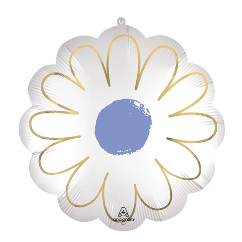 53cm Foil Shape Satin Purple DAISY #46350- pkgd each