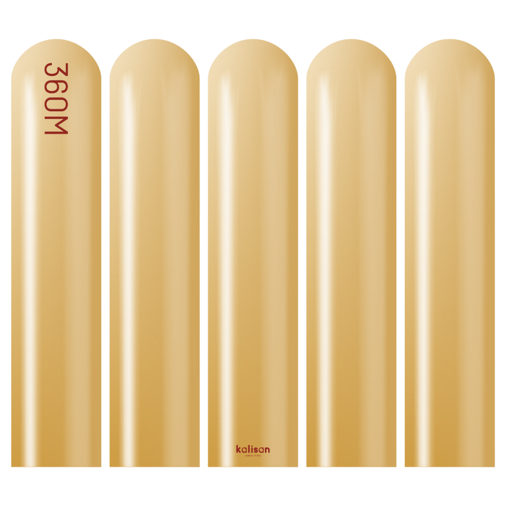 360 Kalisan MIRROR GOLD Plain Modelling Latex #10350012 - Pack of 50