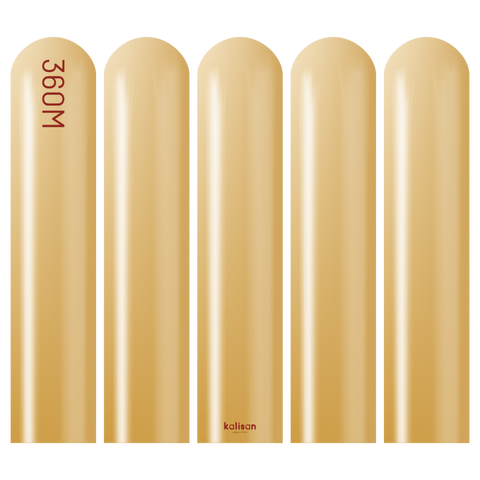 360 Kalisan MIRROR GOLD Plain Modelling Latex #10350012 - Pack of 50