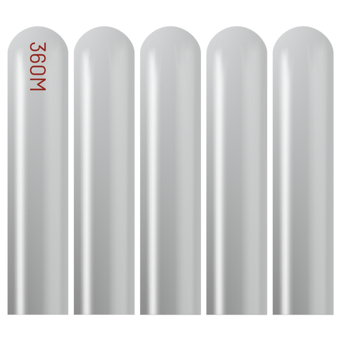360 Kalisan MIRROR SILVER Plain Modelling Latex #10350022 - Pack of 50